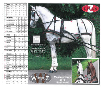 Zilco Horse harness WebZ Size