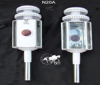 Horse and Carriage  Lamp Style N20A White 
