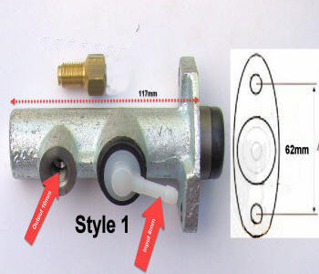 Horse Carriage Master Cylinder Style 1