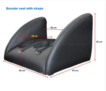 Horse carriage Booster Seat Dimensions