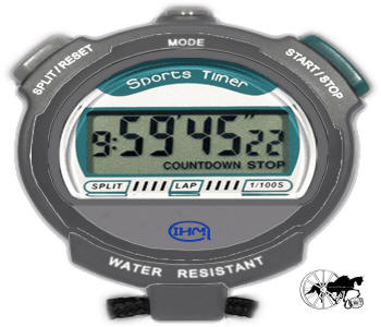 Horse Driving Trials Stop Watch