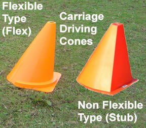 Carriage driving  Cones Flexible Type