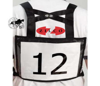 Carriage Driving Competition Number Vest Back