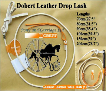 Leather Whip Lash White