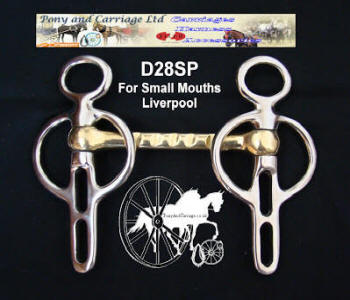 Mini and Standard Liverpool Carriage Driving Bit D28 D28SP