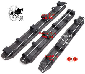 Zilco Narrow Fit Black Waffle Collar / saddle Liner Pad