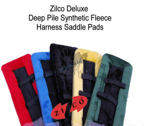 Zilco  Horse Harness Saddle Pads Fleece