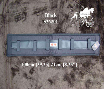 Zilco Black Memory Foam Horse Harness Saddle Pads