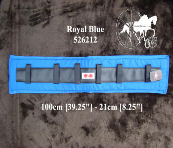 Zilco Royal Blue Memory Foam Horse Harness Saddle Pads