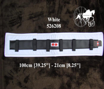 Zilco White Memory Foam Horse Harness Saddle Pads