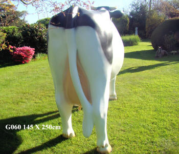Life Size Friesian cow Model