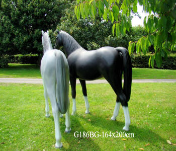 Life Sized Mannequin Horse Large Plastic Resin Model Ponies