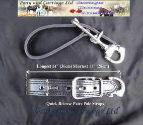 carriage Driving Pairs Harness Pole Straps C-17