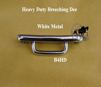Horse Shaft stainless steel Breeching loop staple dee 