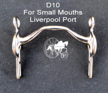 Miniature Liverpool Port Mouth Carriage Driving Bit Style D10