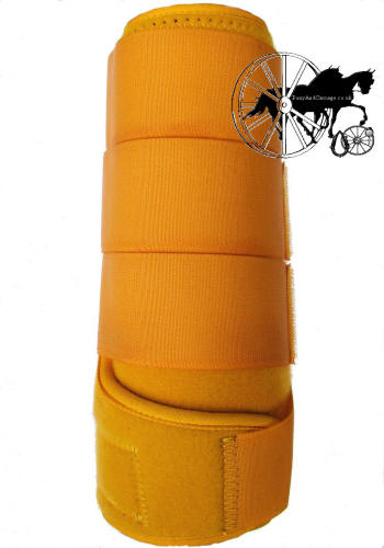 Carriage Driving Tendon Boots Yellow
